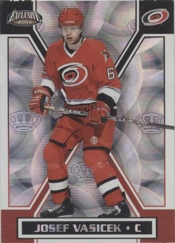 2002-03 Pacific Exclusive - Josef Vasicek #33