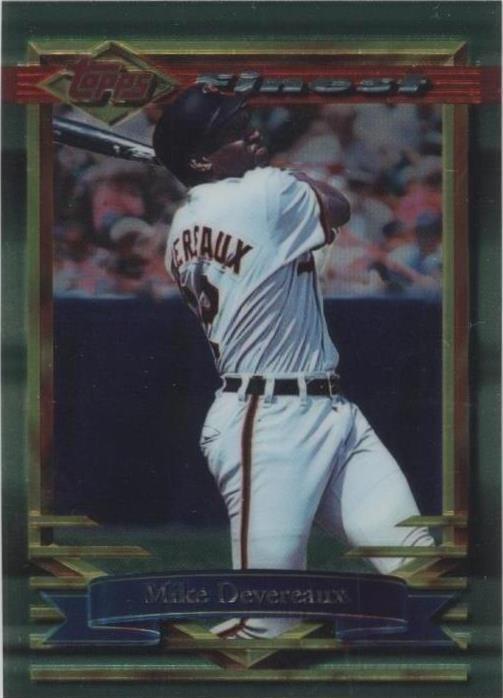 1994 Topps Finest - Mike Devereaux #117