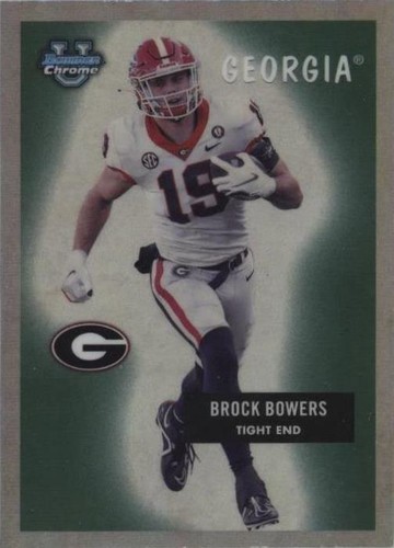 2023 Bowman University Chrome Brock Bowers #55BF-3