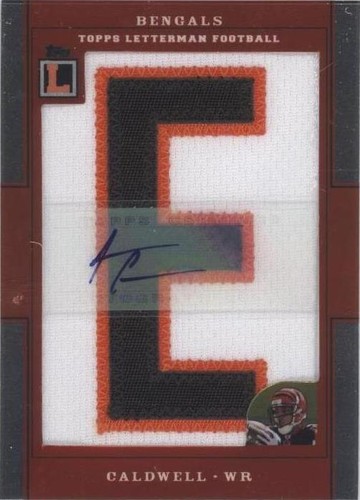 2008 Topps Letterman Andre Caldwell #AP-AC