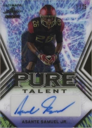 2021 Leaf Ultimate Draft Asante Samuel Jr. #PT-ASJ