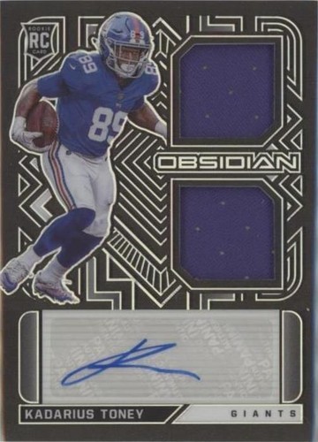 2021 Panini Obsidian Kadarius Toney #RJI-KT