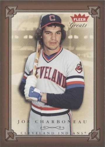 2004 Fleer Greats of the Game - Joe Charboneau #89