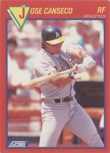 1989 Score 100 Hottest Players - Jose Canseco #1