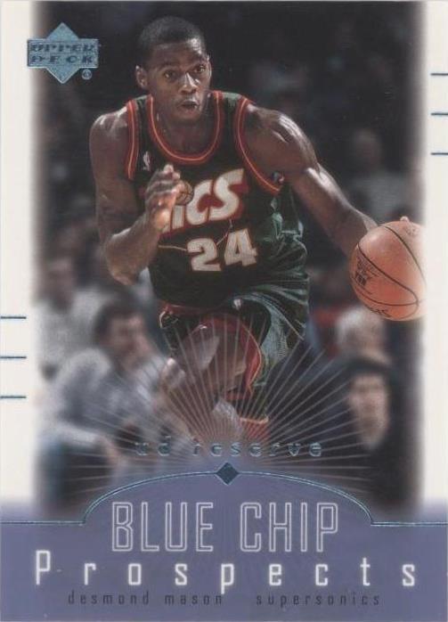 Reserva de cubierta superior 2000-01 - Desmond Mason #106