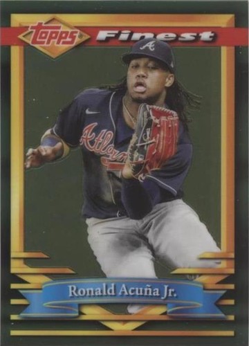 2021 Topps Finest Flashbacks - Ronald Acuña Jr. #176