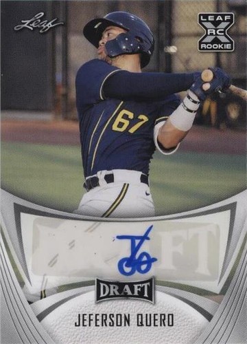 2021 Leaf Draft - Jeferson Quero #BA-JQ1