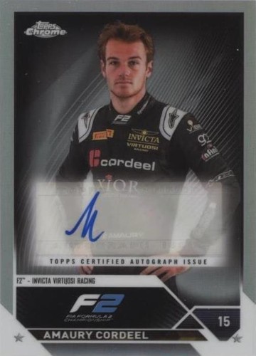 2023 Topps Chrome Formula 1 - Amaury Cordeel #CAC-AC