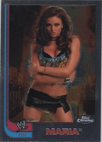 2008 Topps WWE Heritage Chrome - Maria #65