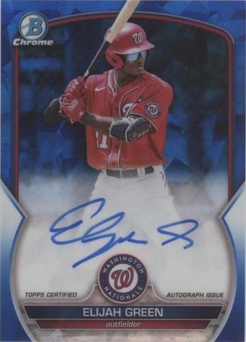 2023 Bowman Sapphire Edition - Elijah Green #BSPA-EG
