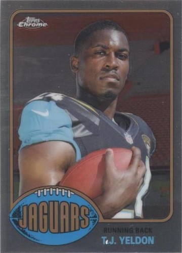 2015 Topps Chrome T. J. Yeldon #76-TY