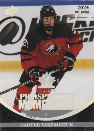 2023 Upper Deck Team Canada Juniors - Carter Yakemchuk #PM-4