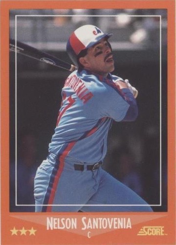 1988 Score Rookies & Traded - Nelson Santovenia #96T
