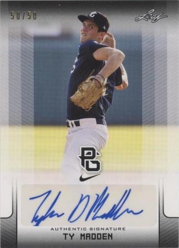 2017 Leaf Perfect Game National Showcase - Ty Madden #BA-TM1