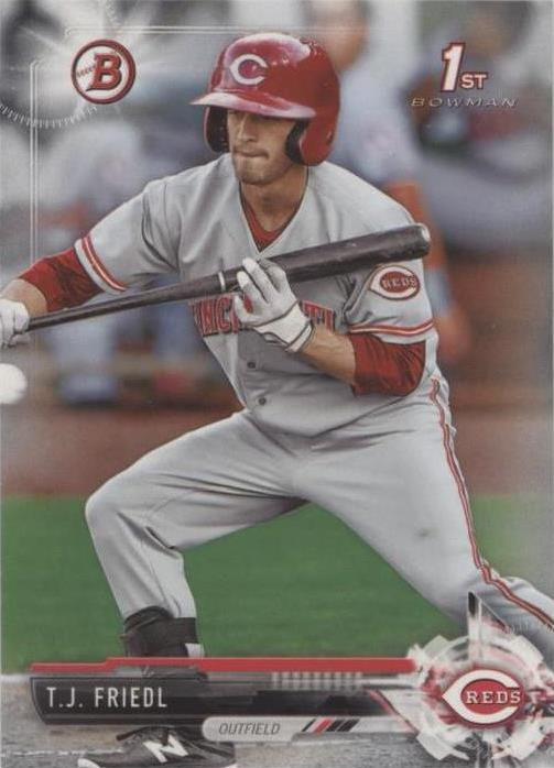 2017 Bowman - T.J. Friedl #BP71