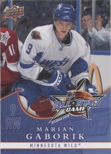 2008-09 Upper Deck - Marian Gaborik #AS11