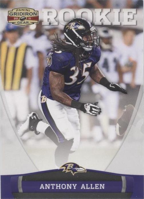 2011 Panini Gridiron Gear Anthony Allen #158