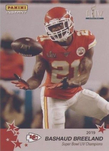 2020 Panini Instant Chiefs Super Bowl Bashaud Breeland #21