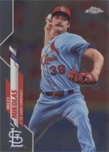 2020 Topps Chrome - Miles Mikolas #180