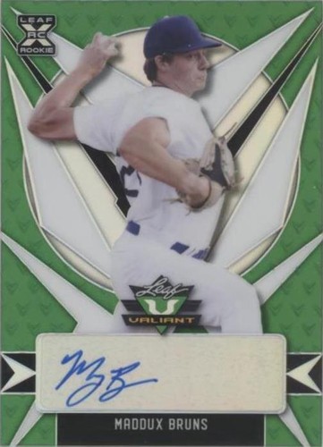 2021 Leaf Valiant - Maddux Bruns #BA-MB1