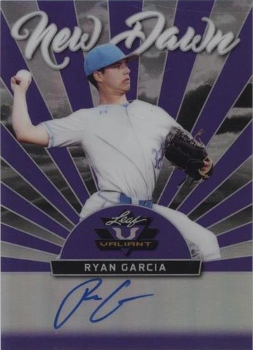 2019 Leaf Valiant - Ryan Garcia #ND-RG2
