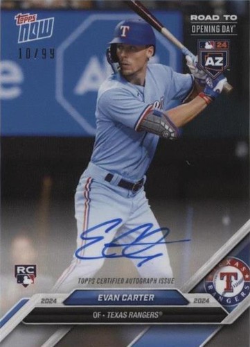 2024 Topps Now Road to Opening Day - Evan Carter #EC-A