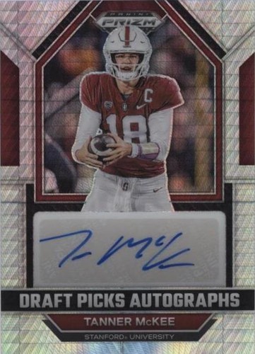 2023 Panini Prizm Draft Picks Tanner McKee #DPA-TAM