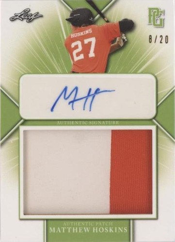 2021 Leaf Perfect Game National Showcase - Matthew Hoskins #PA-MH1