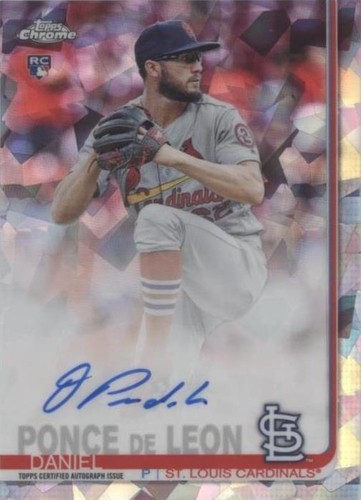 2019 Topps Chrome Sapphire Edition - Daniel Poncedeleon #CSA-DP