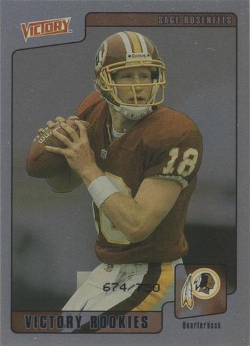 2001 Upper Deck Rookie F/X Sage Rosenfels #317