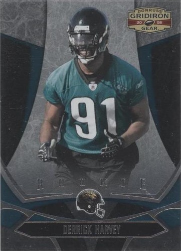 2008 Donruss Gridiron Gear Derrick Harvey #128