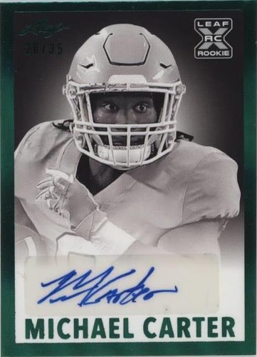 2021 Leaf Memories Michael Carter #BW-MC1