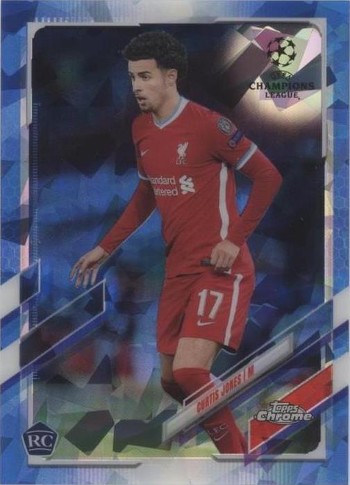 2020-21 Topps Chrome UCL Sapphire Edition Curtis Jones #6
