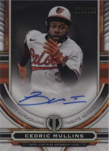 2023 Topps Tribute - Cedric Mullins #TA-CMU