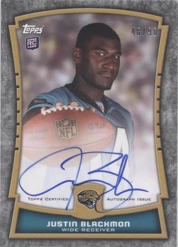 2012 Topps Justin Blackmon #RPA-JB