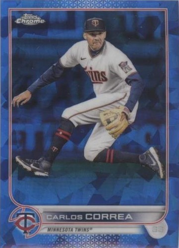 2022 Topps Chrome Update Series Sapphire Edition - Carlos Correa #US39