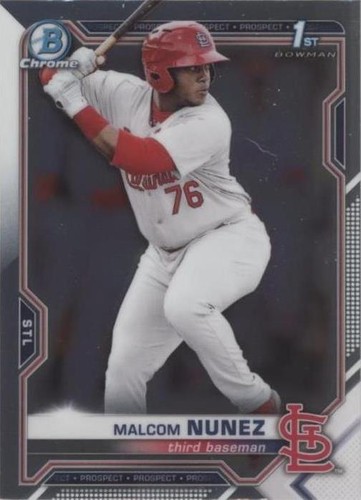 2021 Bowman Chrome - Malcom Nunez #BCP-226