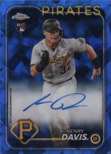 2024 Topps Chrome Update Series Sapphire Edition - Henry Davis #USA-HD