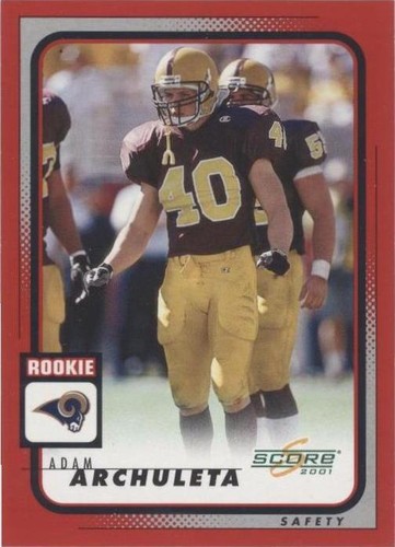 2001 Score Adam Archuleta #328