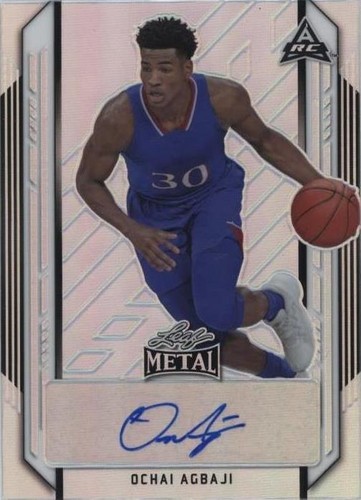 2021-22 Leaf Metal - Ochai Agbaji #BA-OA1