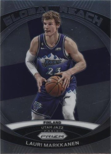 NBA  カードPrizm Lauri Markkanen RC Silver 2023-24 Panini Prizm Lauri Markkanen Silver Prizm Global