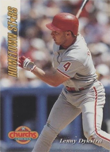 1994 Church's Chicken Hometown Stars - Lenny Dykstra #8
