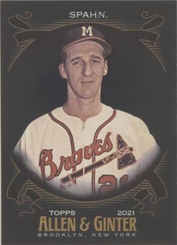 2021 Topps Allen & Ginter's X - Warren Spahn #59