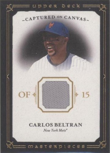 2008 Upper Deck Masterpieces - Carlos Beltran #CC-BE