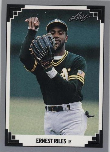 1991 Leaf - Ernest Riles #358
