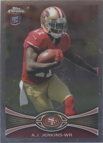 2012 Topps Chrome A.J. Jenkins #156