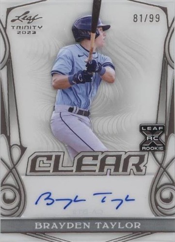 2023 Leaf Trinity - Brayden Taylor #CA-BT2