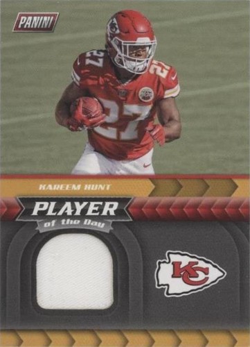 2017 Panini Player of the Day Kareem Hunt #KH