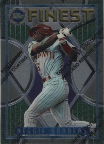 1995 Topps Finest - Reggie Sanders #127