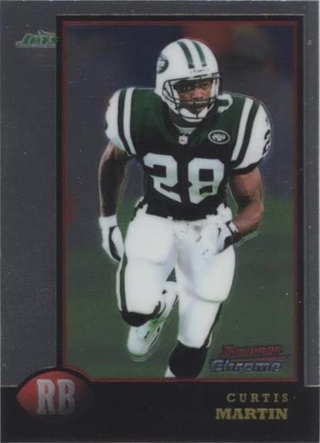 1998 Bowman Chrome Curtis Martin #80